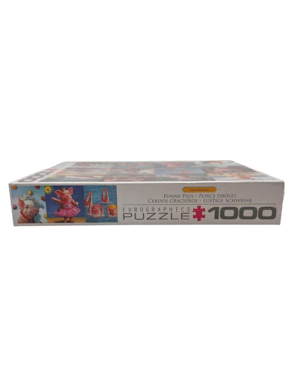 Funny Pigs 1000-Piece Jigsaw Puzzle By Eurographics Lucia Heffernan On Blueboard - Picture 6 of 12
